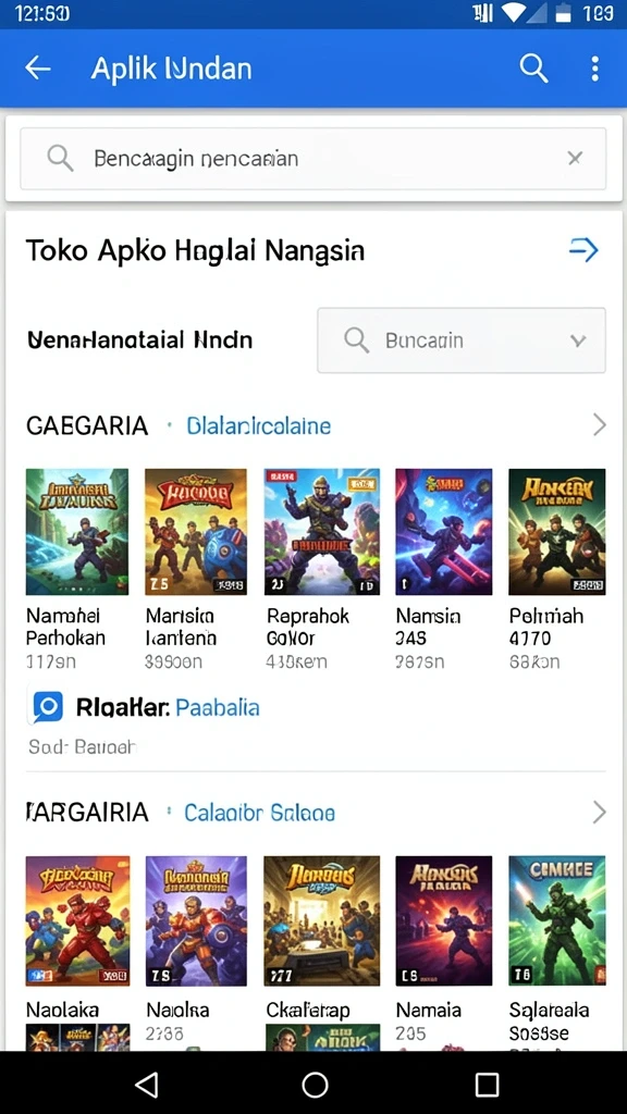 Antarmuka pengguna yang intuitif dan menarik.
