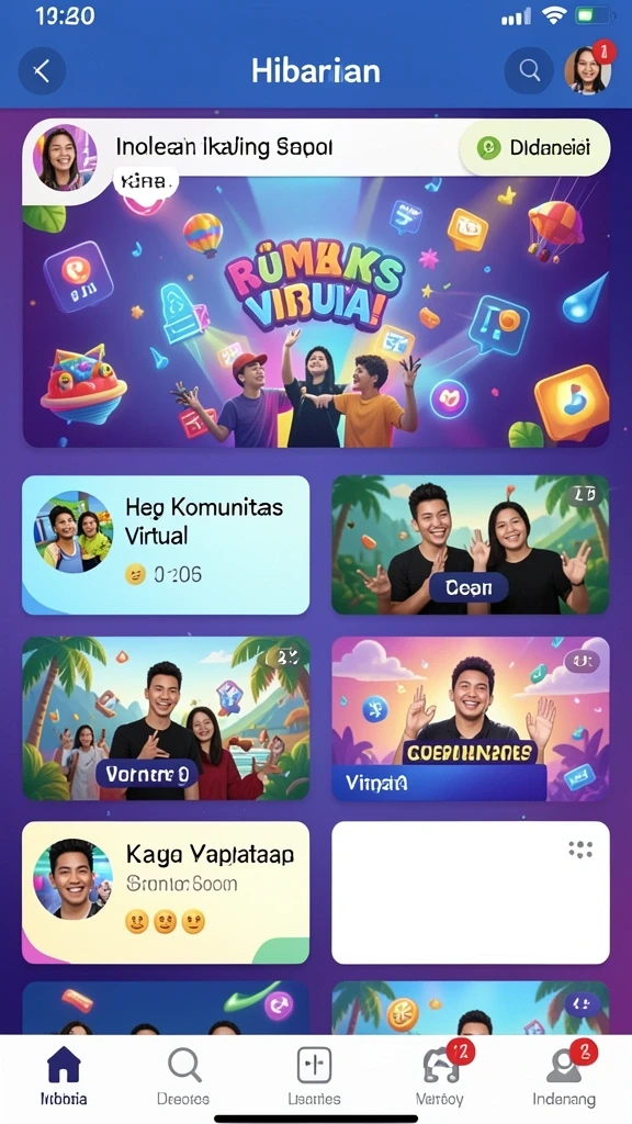 Tampilan antarmuka pengguna yang intuitif dan menarik.