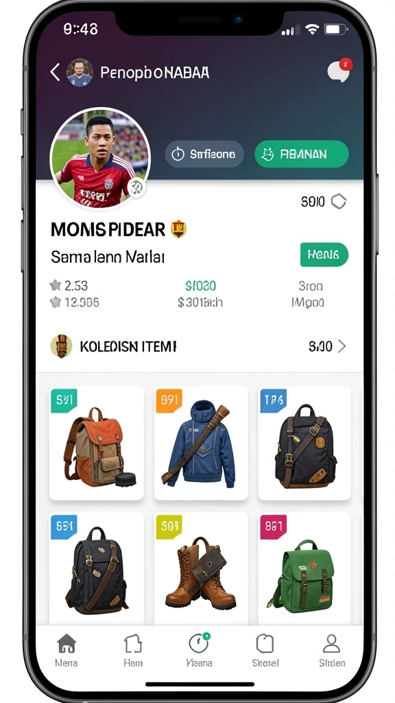 Tangkapan layar memperlihatkan fitur kustomisasi karakter yang menarik.