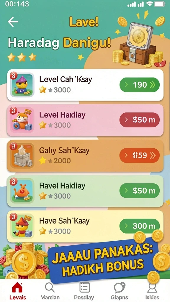 Mode permainan kompetitif yang menantang.