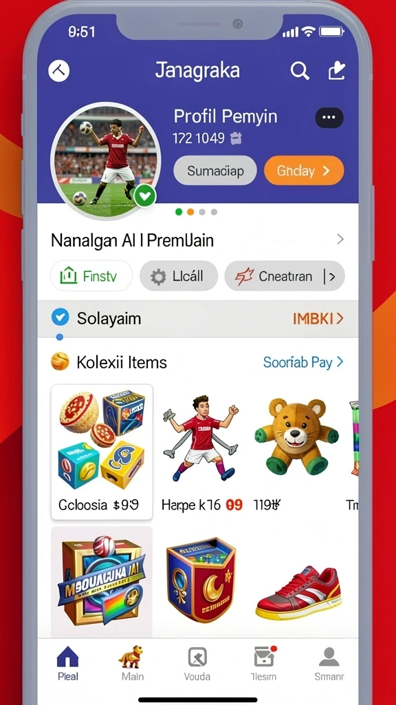 Sesi permainan penuh aksi dan tantangan yang menegangkan.