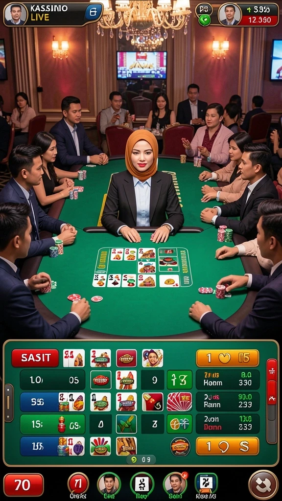 Karakter dengan desain yang unik dan beragam.