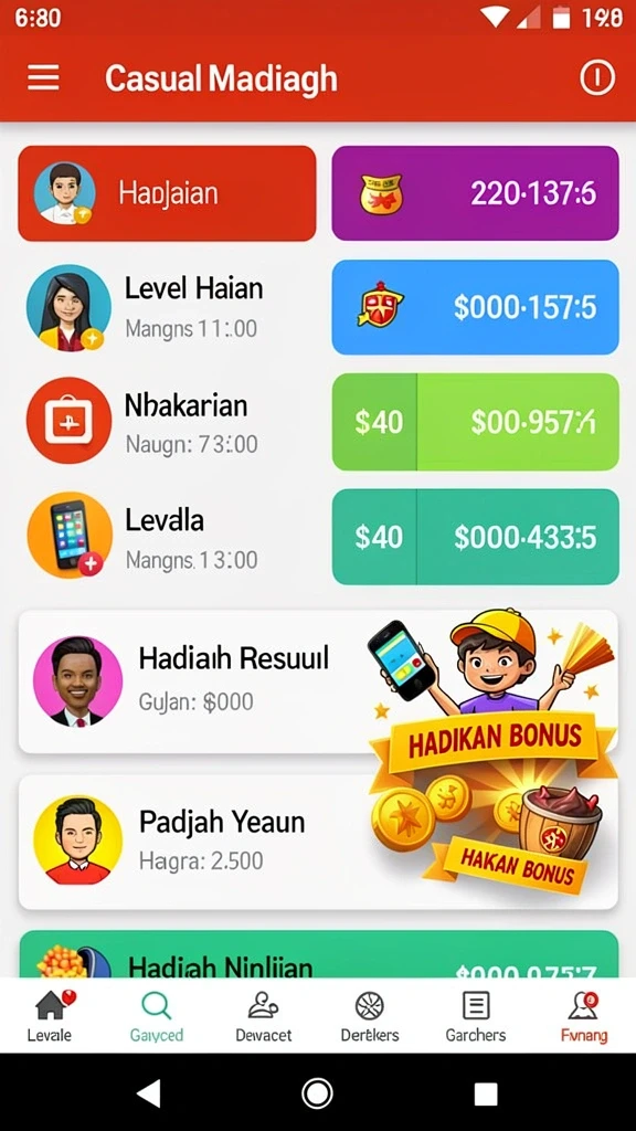 Interaksi sosial yang menyenangkan dengan teman.