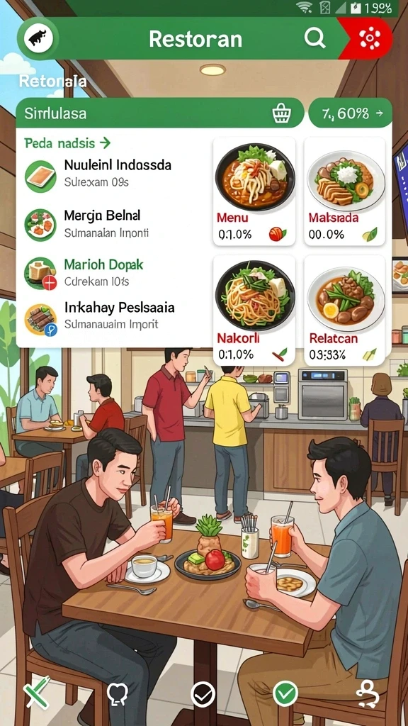 Karakter dengan desain yang unik dan menawan.