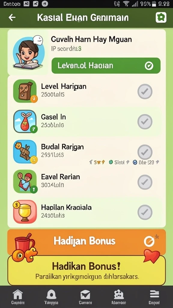 Tampilan antarmuka yang user-friendly dan memikat.