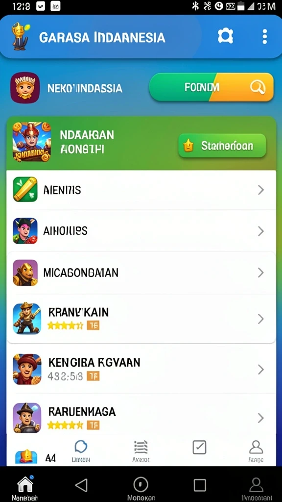 Sistem reward yang mengasyikkan dan menantang.