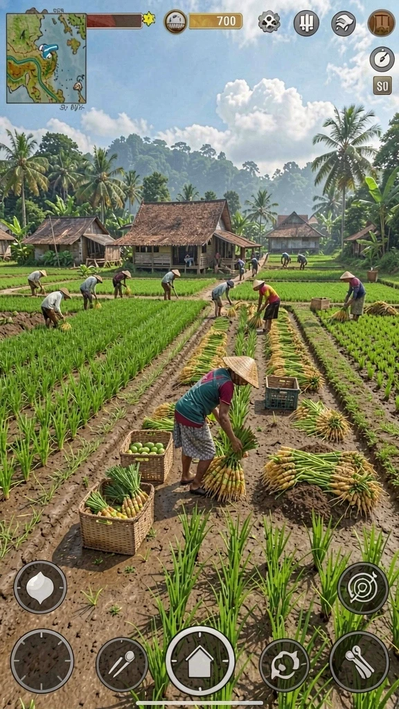 Tampilan layar awal F08 dengan grafis menawan.