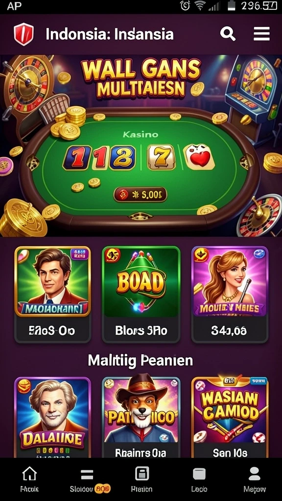 Pemandangan grafis yang menakjubkan dari level terbaru.