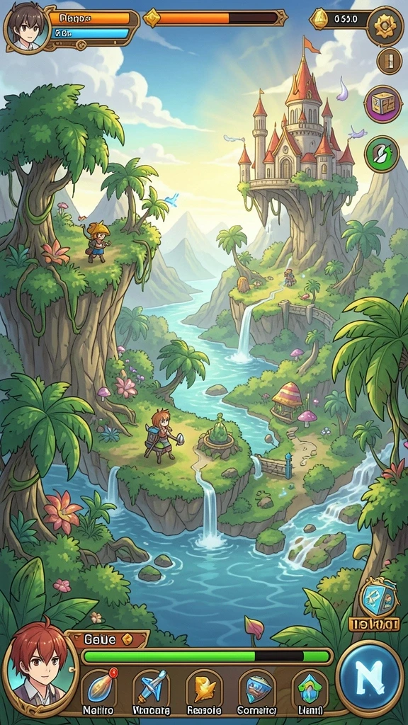 Ilustrasi fitur upgrade karakter yang menarik.