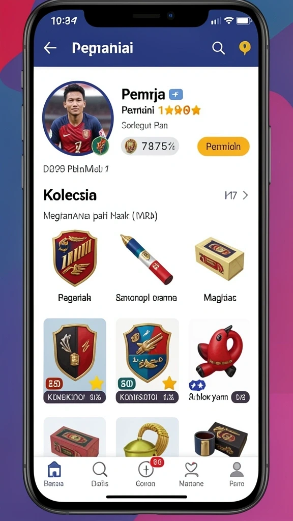 Tampilan antarmuka pengguna yang intuitif dan menarik.