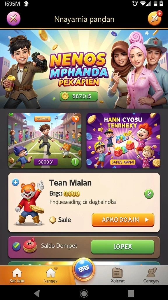 Tampilan antarmuka yang user-friendly dan menarik.