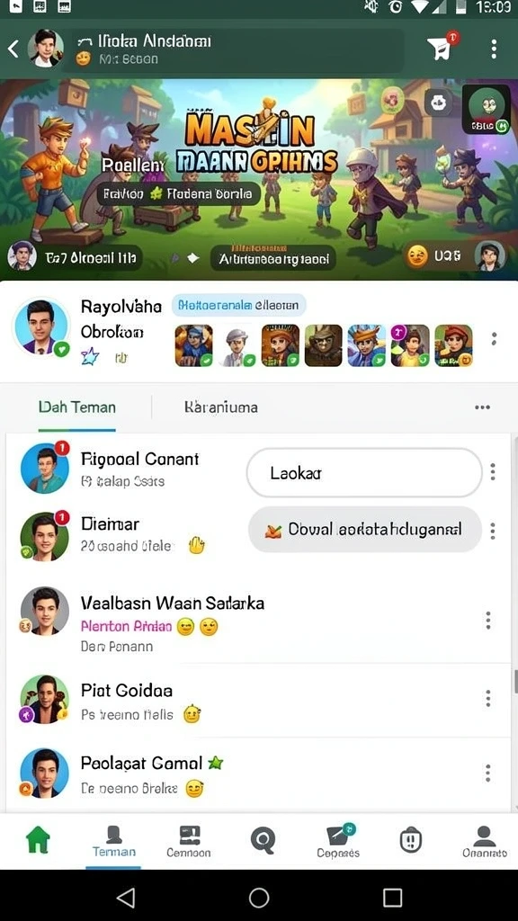 Momen seru saat bermain multiplayer KATAKWIN.