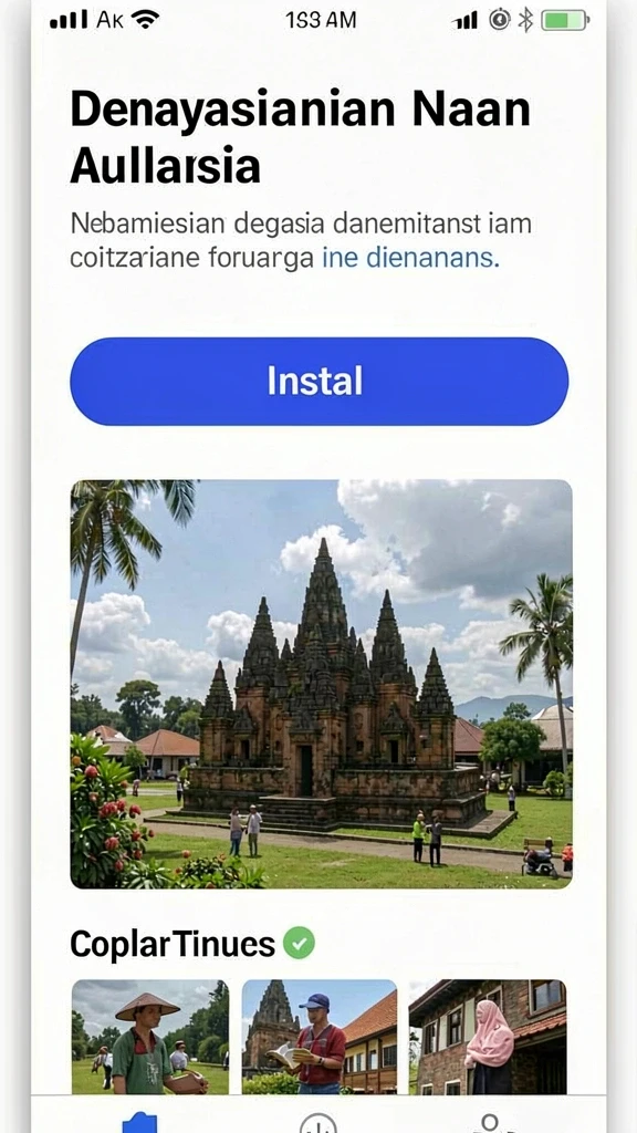 Screenshot aplikasi LAPARBOS: Menampilkan karakter utama dalam pertempuran.