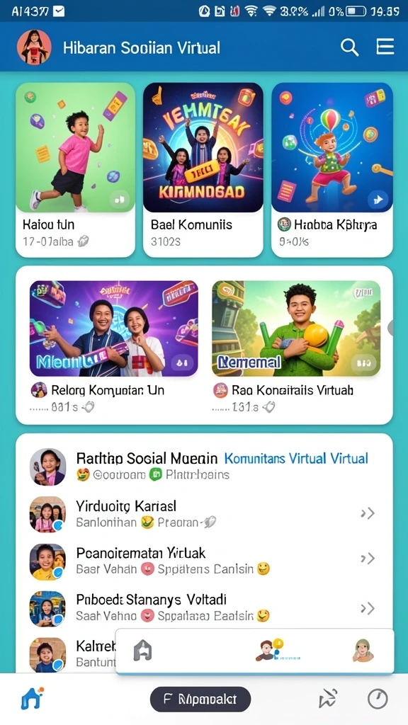 Tangkapan layar menunjukkan tampilan menakjubkan dari gameplay LEDAKGG.