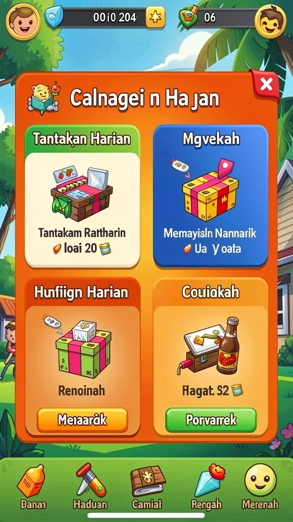 Tampilan antarmuka yang menarik dan mudah dinavigasi.