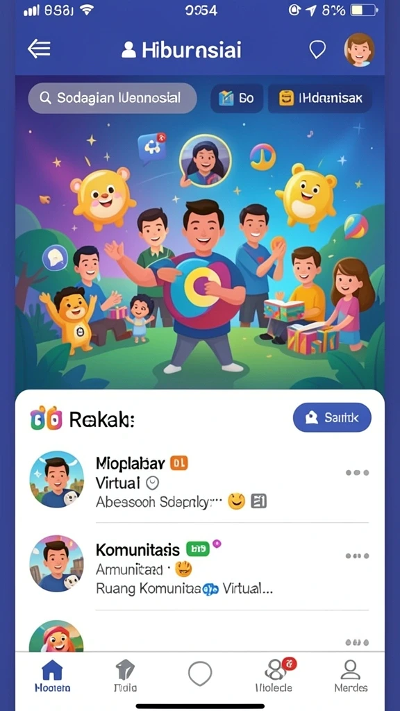 Mode permainan yang beragam dan menarik untuk dicoba.