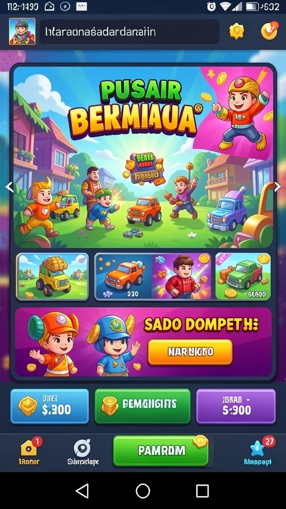 Screenshot menunjukkan karakter utama dalam aksi berani.