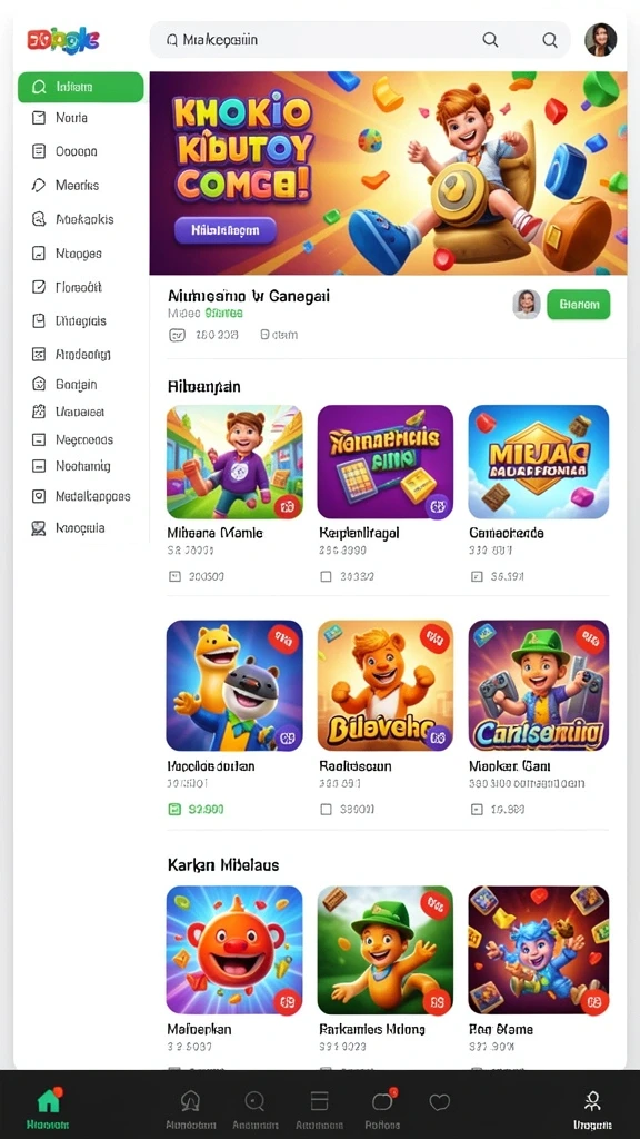 Fitur misi harian yang menambah keseruan bermain.