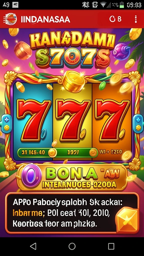 Screenshot aksi balapan yang mendebarkan dalam game.