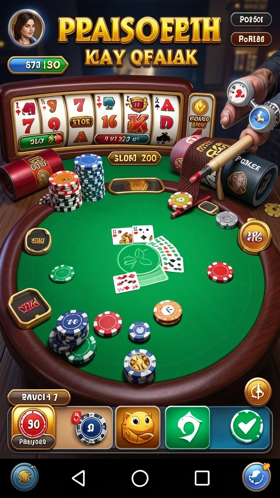 Screenshot menunjukkan tampilan level yang menantang dan menarik.