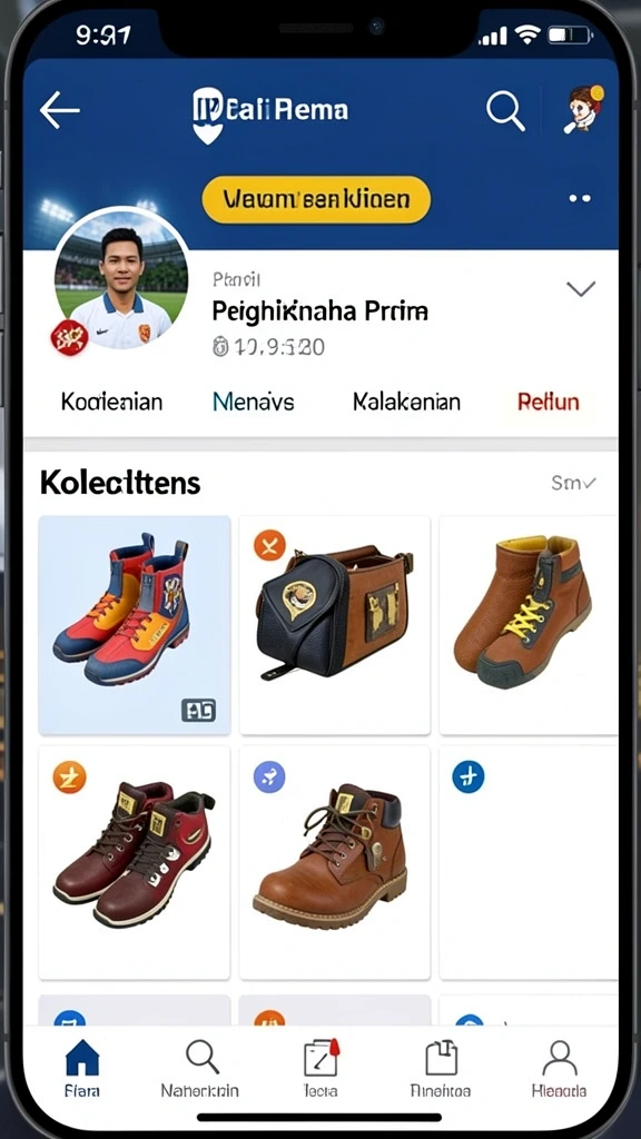 Kompetisi seru antar pemain di dalam aplikasi.