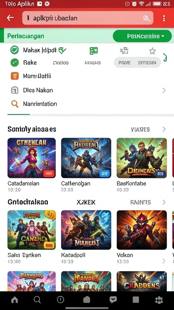 Tampilan antarmuka aplikasi yang menarik dan mudah digunakan.