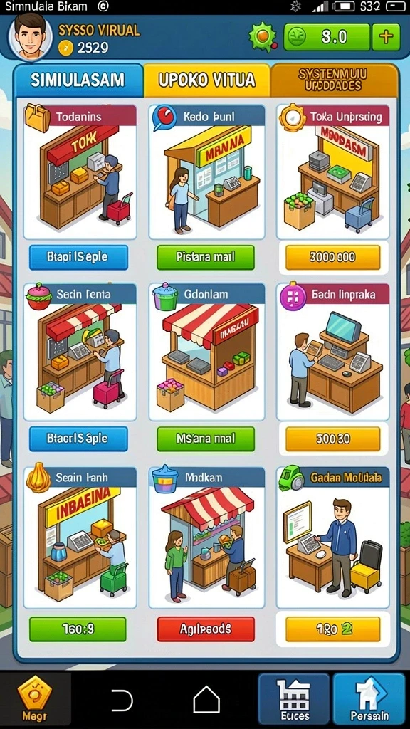 Tampilan antarmuka yang user-friendly dan modern.