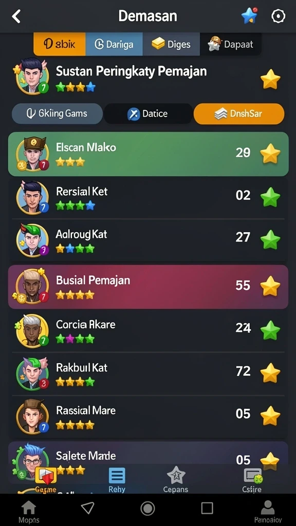 Pengalaman bermain yang menyenangkan dan interaktif.
