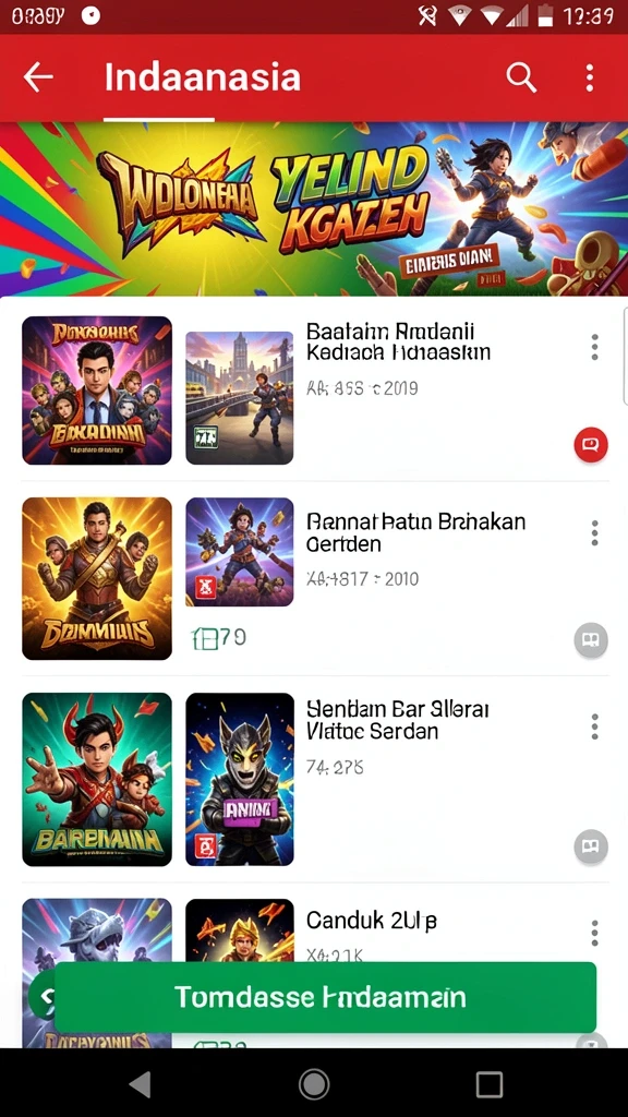 Fitur leaderboard untuk melihat peringkat pemain.