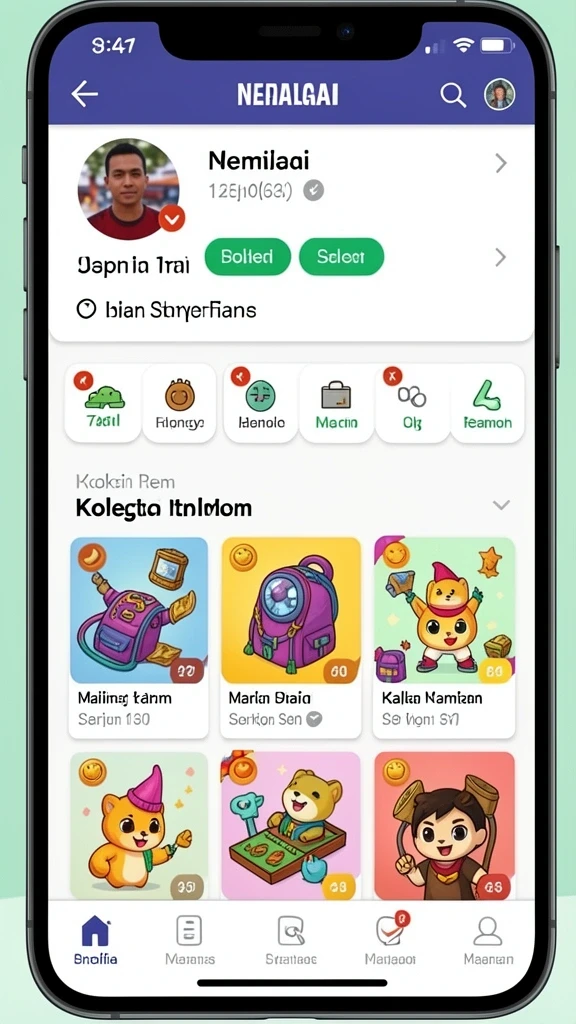 Salah satu karakter unik dalam ZK3 yang siap bertarung.