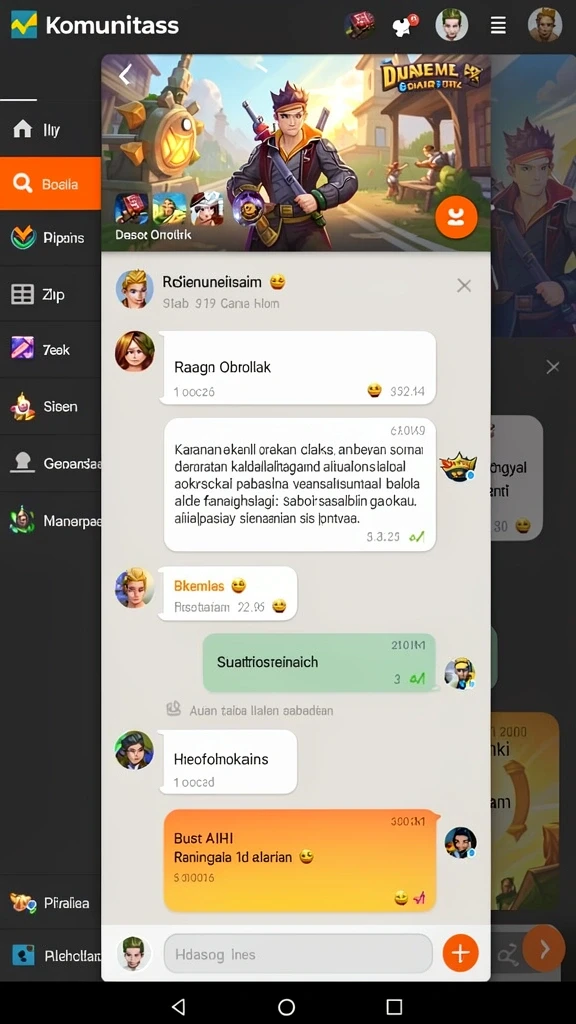 Tampilan awal permainan yang menarik dan intuitif.
